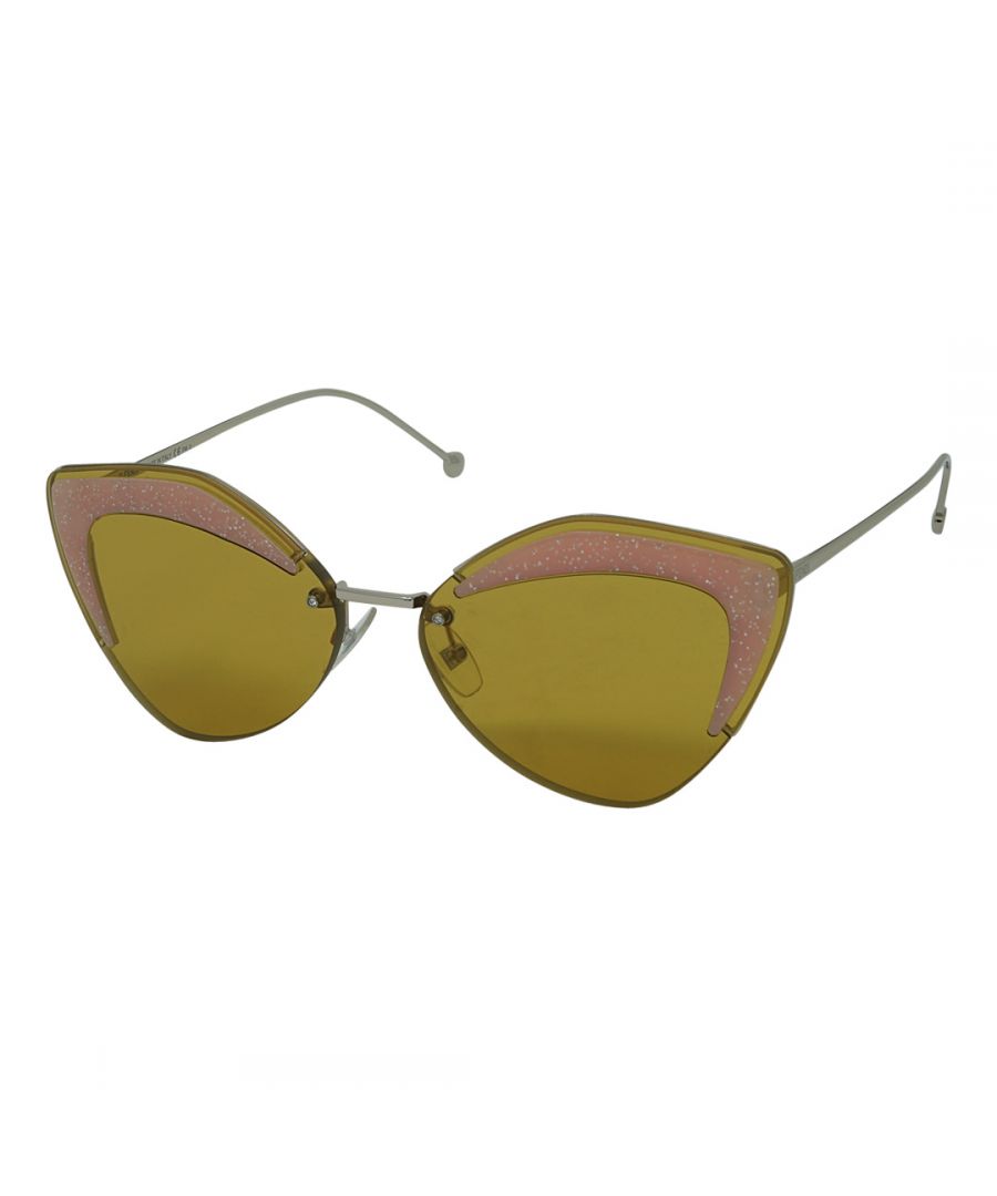 Fendi Womens Sunglasses FF 0355/S FMP. Lens Width = 66mm. Nose Bridge Width = 16mm. Arm Length = 140mm. Sunglasses, Sunglasses Case, Cleaning Cloth and Care Instructions all Included. 100% Protection Against UVA & UVB Sunlight and Conform to British Standard EN 1836:2005