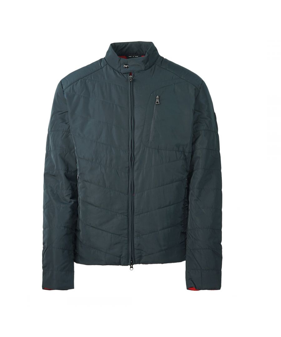 EA7 Night Blue Biker Jacket. EA7 Black Jacket. Style Code: 3HTB22 TN01Z 1200. Regular Fit. Branding Along Zip. Zip Closure