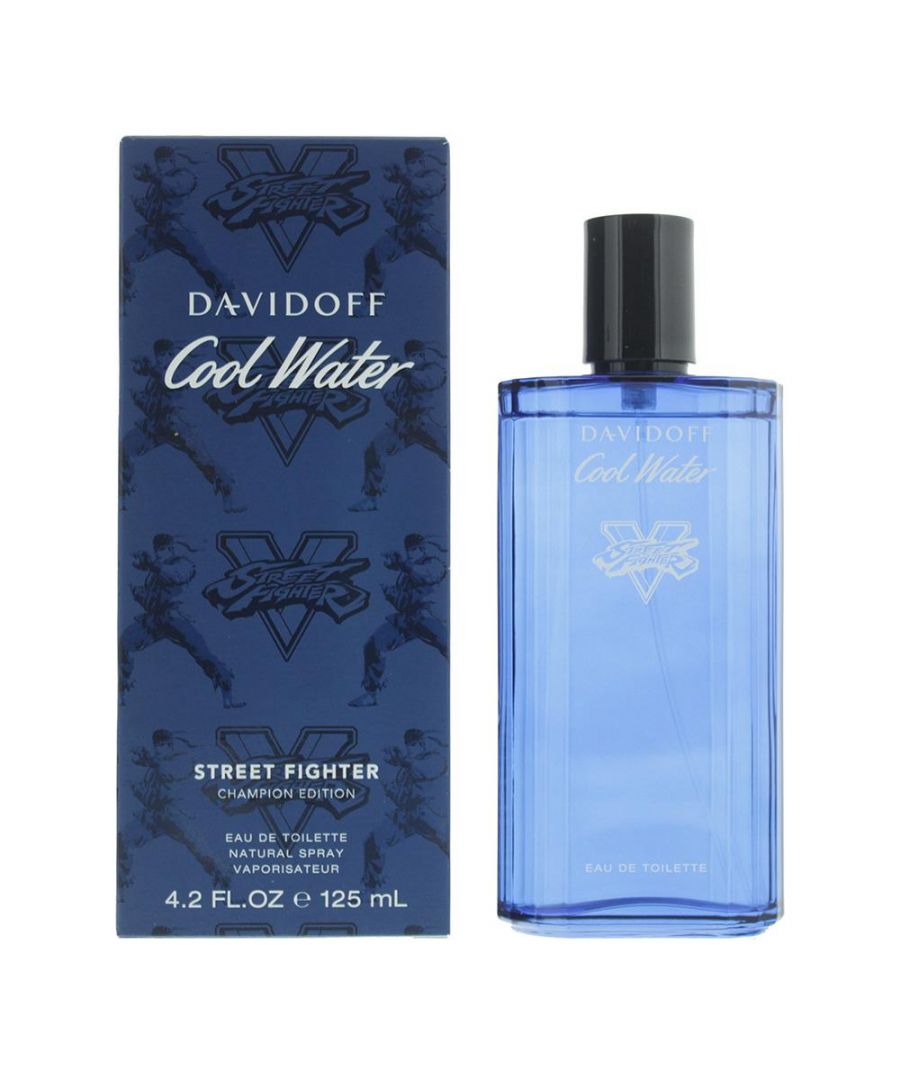 Cool Water Street Fighter Champion Summer Edition For Him by Davidoff was launched in 2021 and was created by Jerome Di Marino as a special edition of the popular Cool Water fragrance. The notes contained in this are Mandarin Orange (top note), Pepper (middle note) and Guaiac Wood (base note). The fragrance is inspired by Street Fighter's iconic character Ryu.