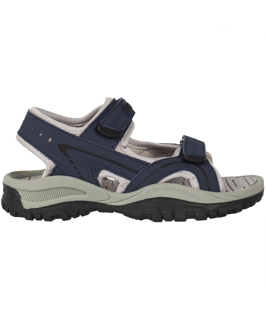 Slazenger Wave Children's Sandals - The Slazenger Wave Sandals feature two hook and loop fasteners for a customisable fit, complete with a cushioned and ergonomically shaped footbed.  > Children's sandals > 2 hook and loop fasteners > Neoprene lined upper > Ergonomically shaped footbed > Moulded grip pattern