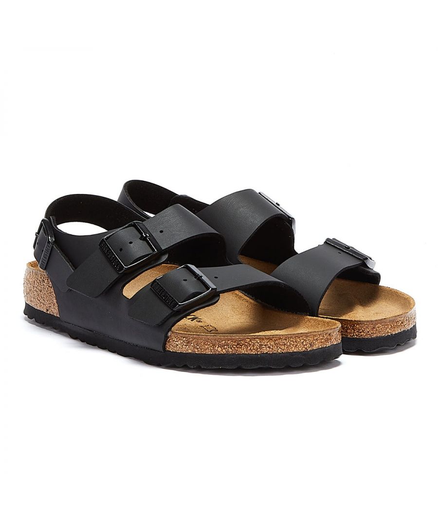 Birkenstock Milano features two front and a wide back adjustable straps to ensure a comfy fit and smooth texture similar to nubuck that is 50% lighter than the leather version to help your feet feeling fresh in the baking heat. Famous for their contoured 