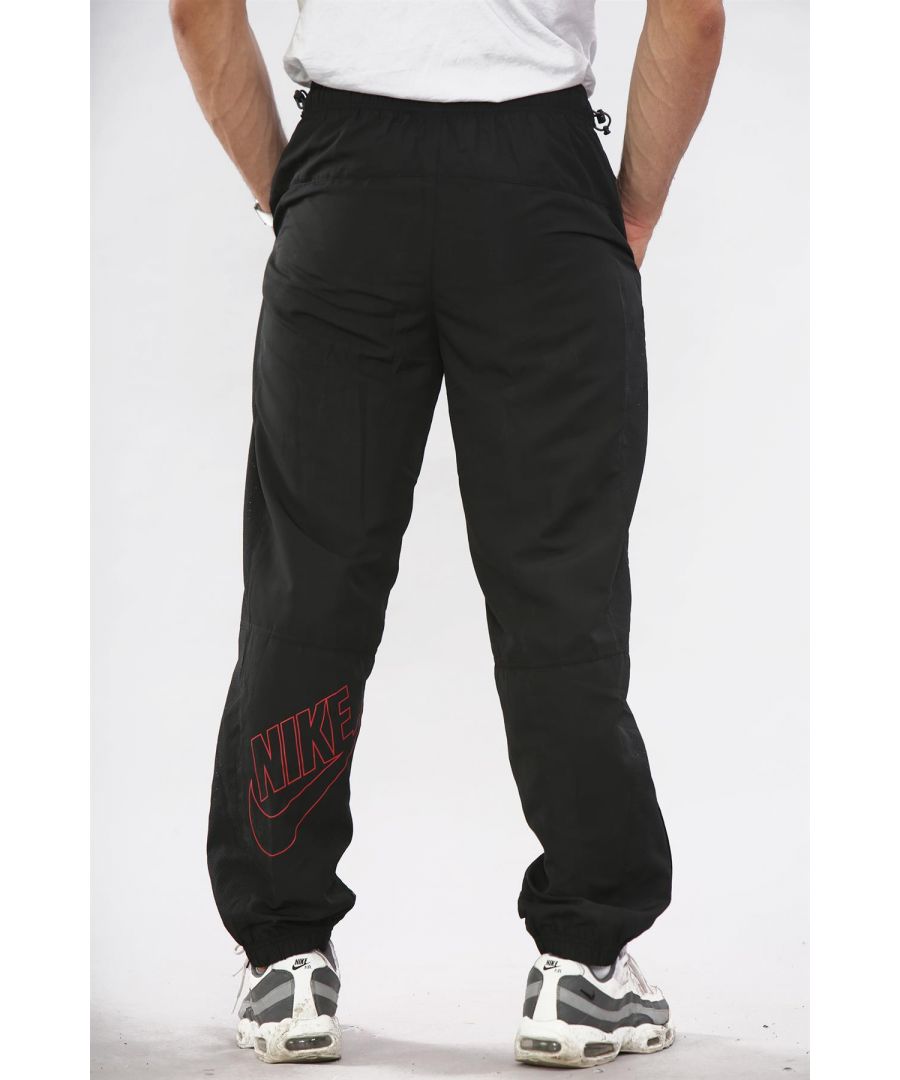 Nike Air Mens Light Weight Woven Track Pants Black - Size Large