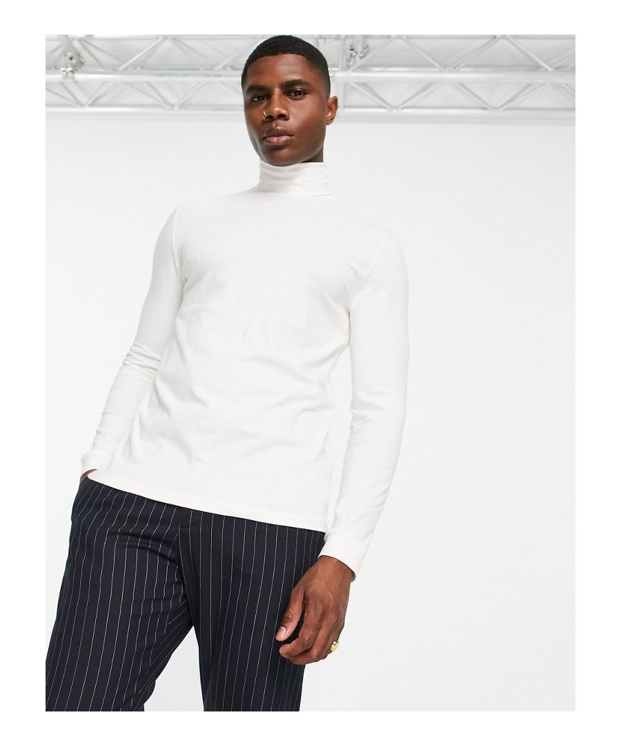 T-Shirts & Vests by Topman Act casual Plain design Roll-neck Long sleeves Regular fit Sold by Asos