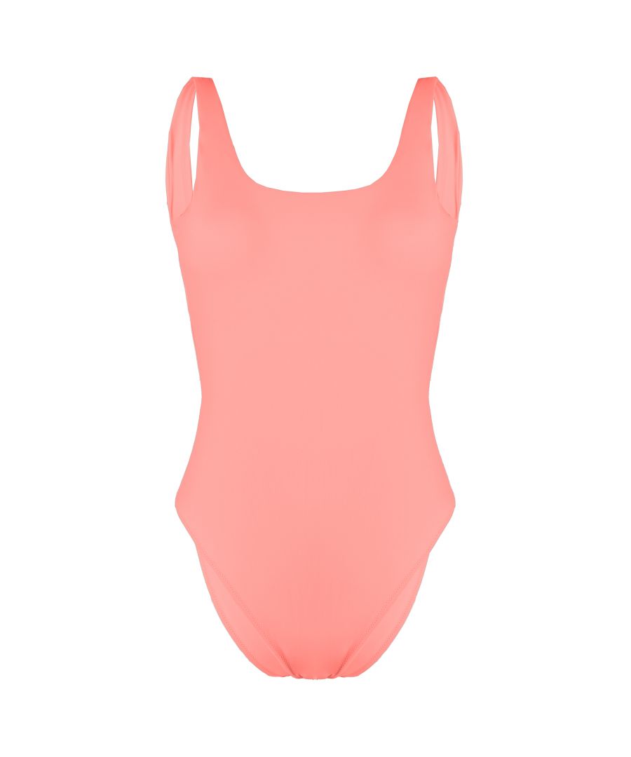 Gymshark Open Back Womens Pink Swimsuit - Size X-Small