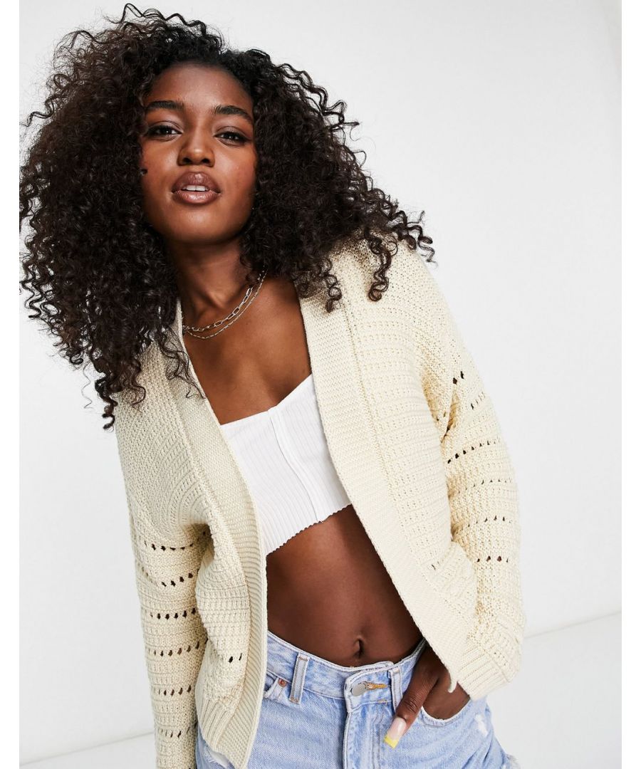 Jumpers & Cardigans by ASOS DESIGN The soft stuff Open front Drop shoulders Ribbed trims Relaxed fit  Sold By: Asos