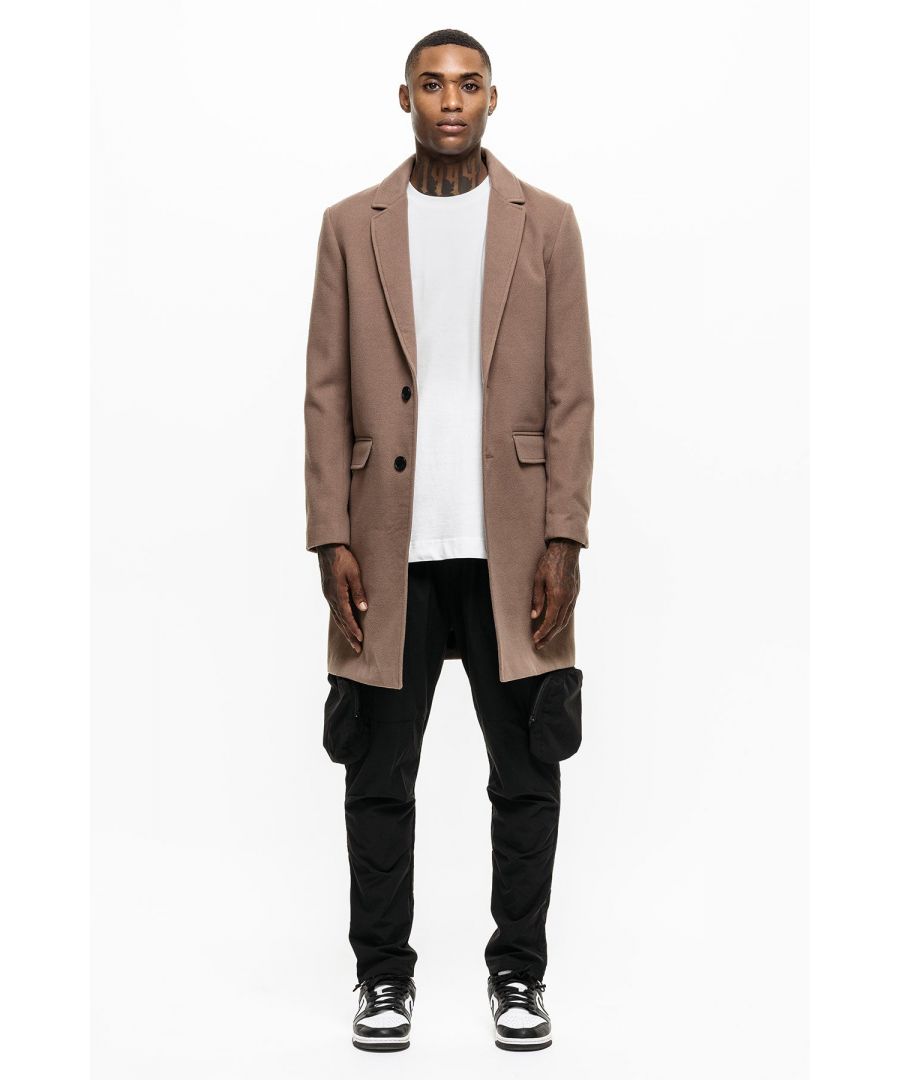 Image for Minimal Taupe Overcoat