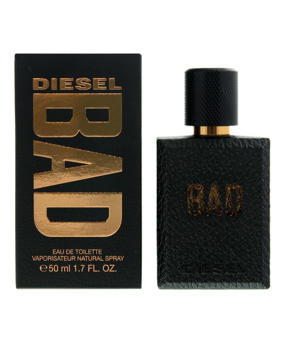 Bad by Diesel is a Woody Aromatic fragrance for men. Bad was launched in 2016. Top notes are Lavender, Bergamot, Cardamom and Violet Leaf; middle notes are Caviar, Orris Root and Sage; base notes are Woody Notes, Tobacco, Ambroxan, Tonka Bean and Patchouli.