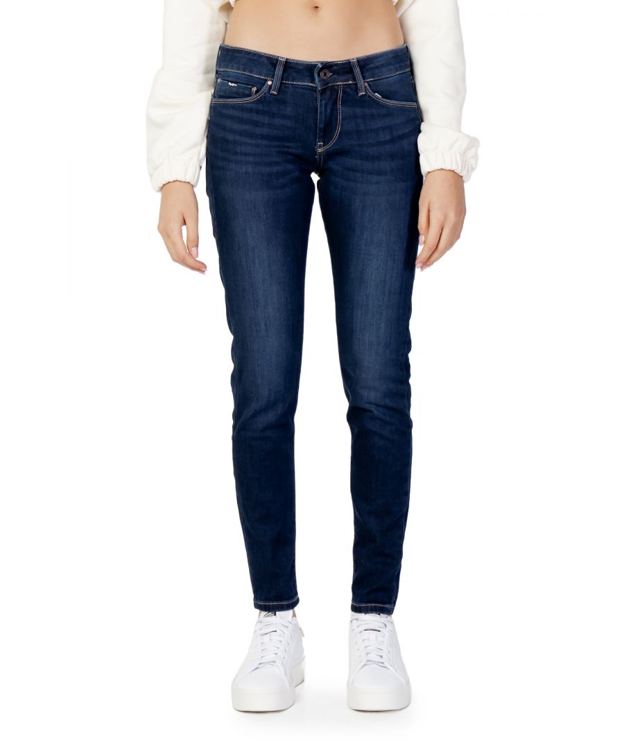pepe jeans womens - blue cotton - size 24w/30l