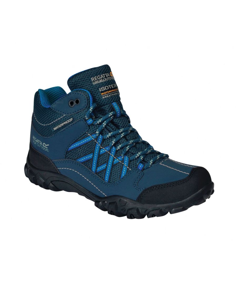Isotex waterproof footwear - seam sealed with internal membrane bootee liner. Hydropel water resistant technology. PU nubuck upper. Deep padded neoprene collar and mesh tongue. EVA comfort footbed. Stabilising shank technology for underfoot protection and to reduce foot fatigue. Lightweight low profile rubber outsole - great grip and hardwearing.