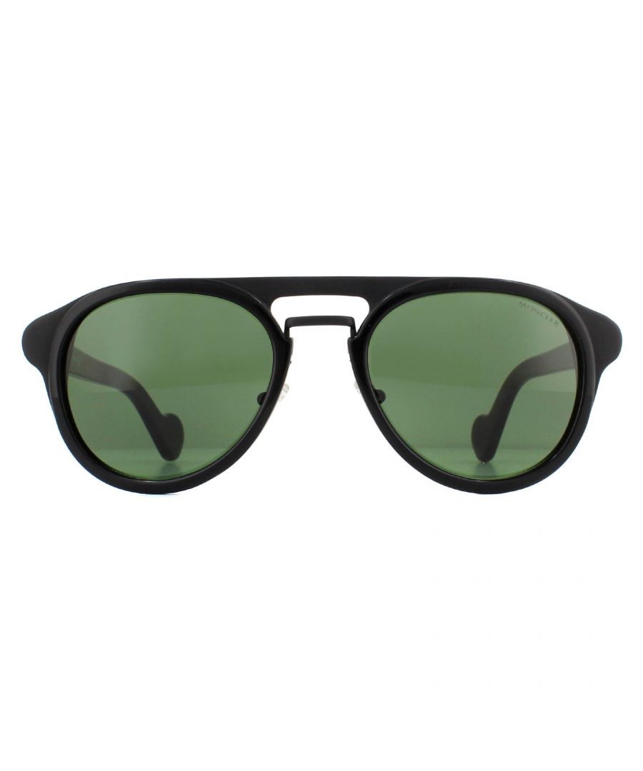 Image for Moncler Sunglasses ML0020 01N Black Green