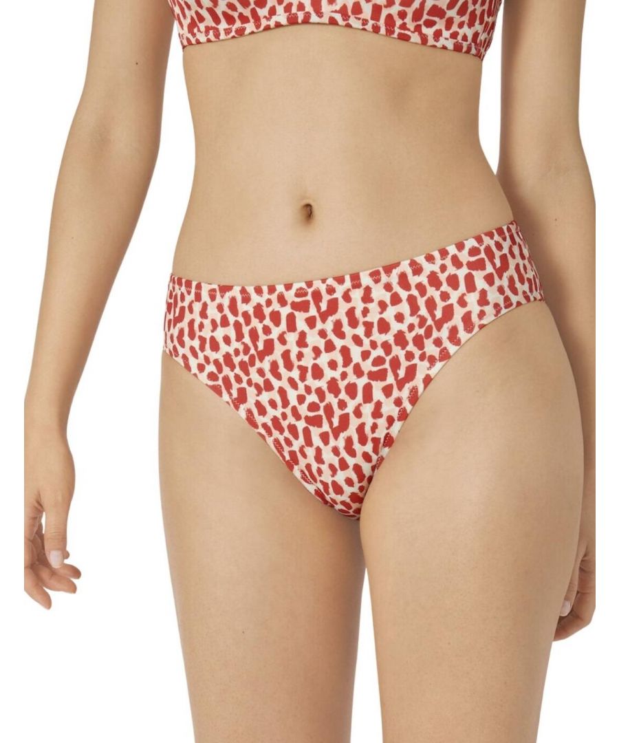 Sloggi Womens Women Shore Koh Tachai High Leg Bikini Brief - Pink - Size Medium