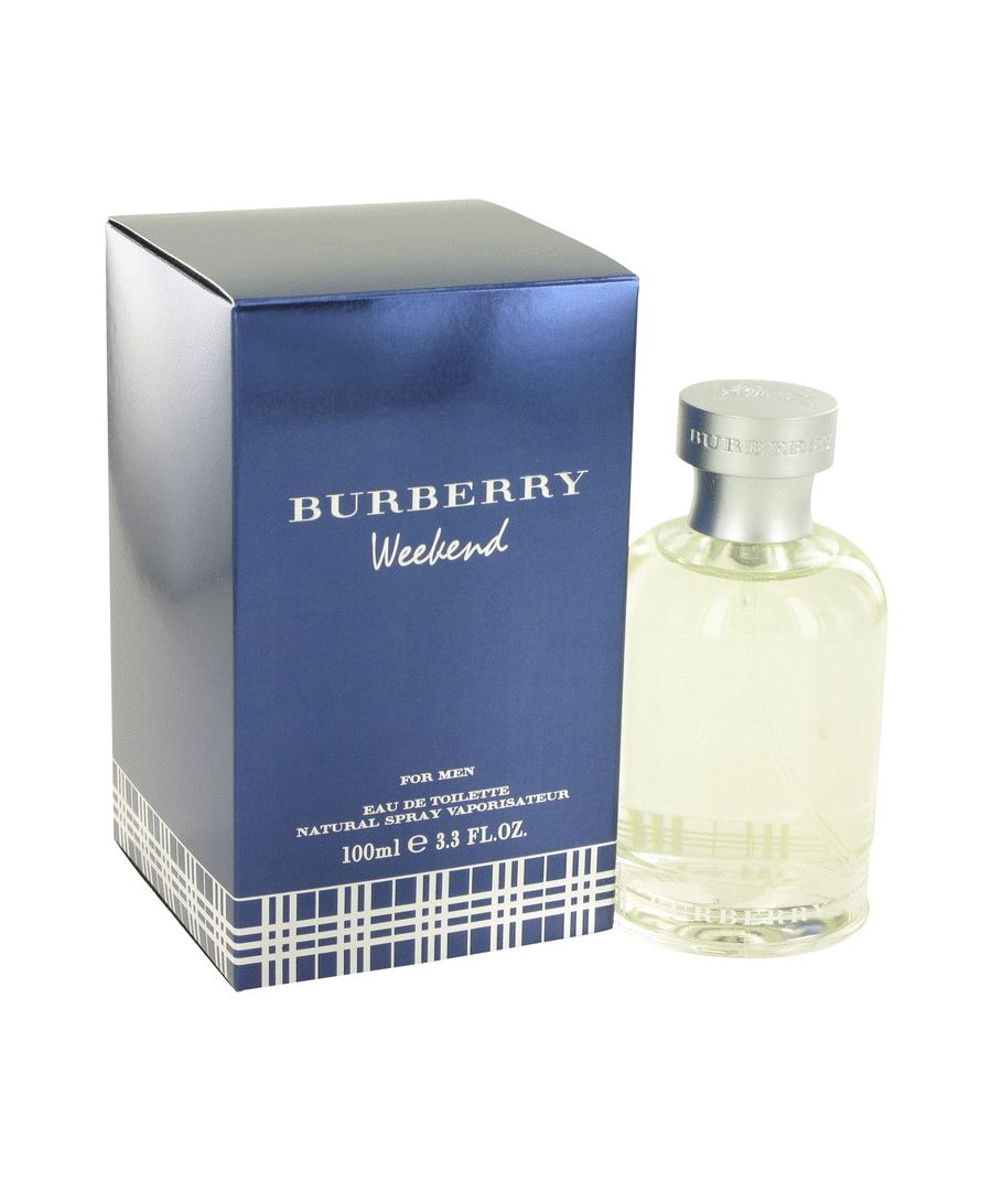 Weekend Cologne by Burberry, Launched by the design house of burberry\'s in 1997, weekend is classified as a sharp, woody, mossy fragrance. This masculine scent possesses a blend of crisp woods and citrus. It is recommended for casual wear.