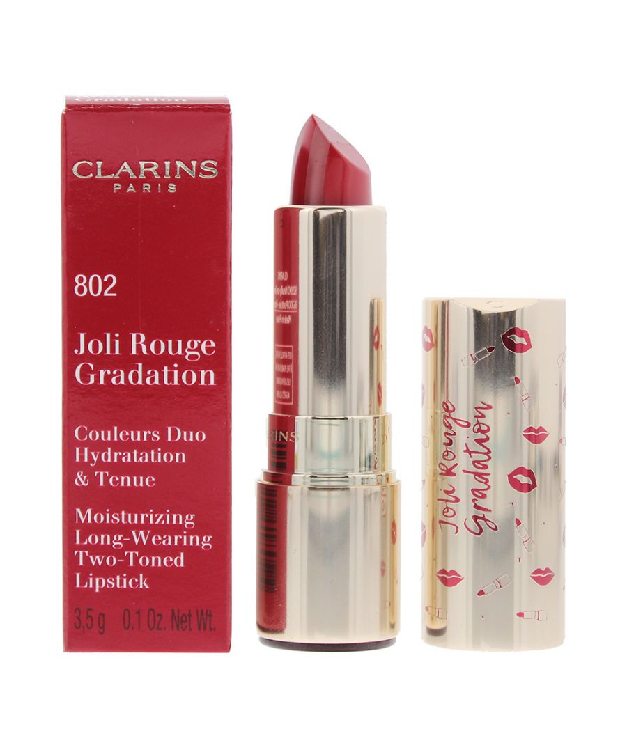 The Clarins Joli Rouge Gradation range of Lip Sticks are a wonderful 2-tone lipstick which sculpts and adds colour to lips, to leave them looking amazing. The tones blend effortlessly on the lips and and look plump with a gorgeous sheen. The lip stick has a gorgeous creamy formula which leaves lips moisturised, soft and comfortable.