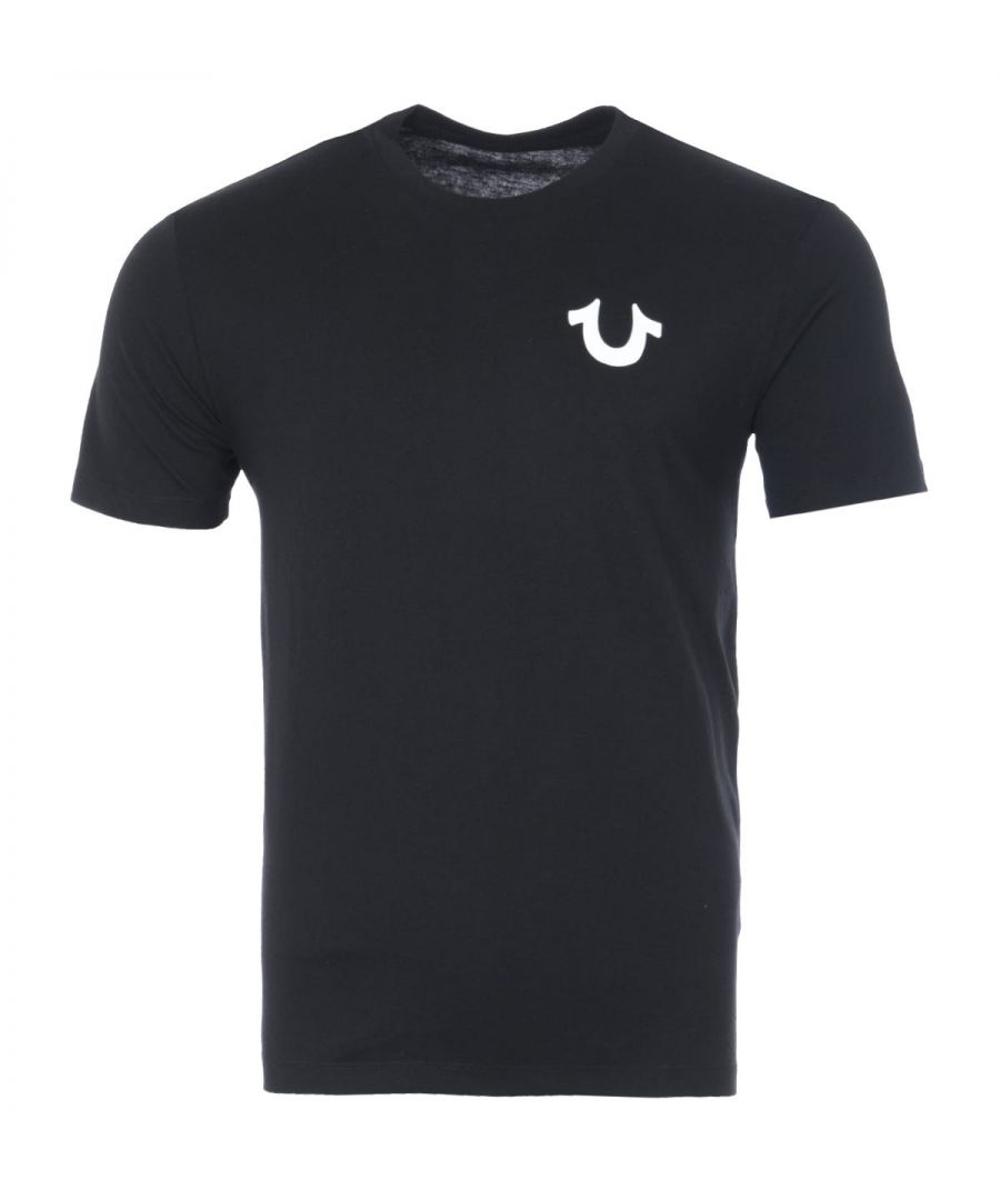 Image for True Religion Buddha Logo Back Print T-Shirt - Black