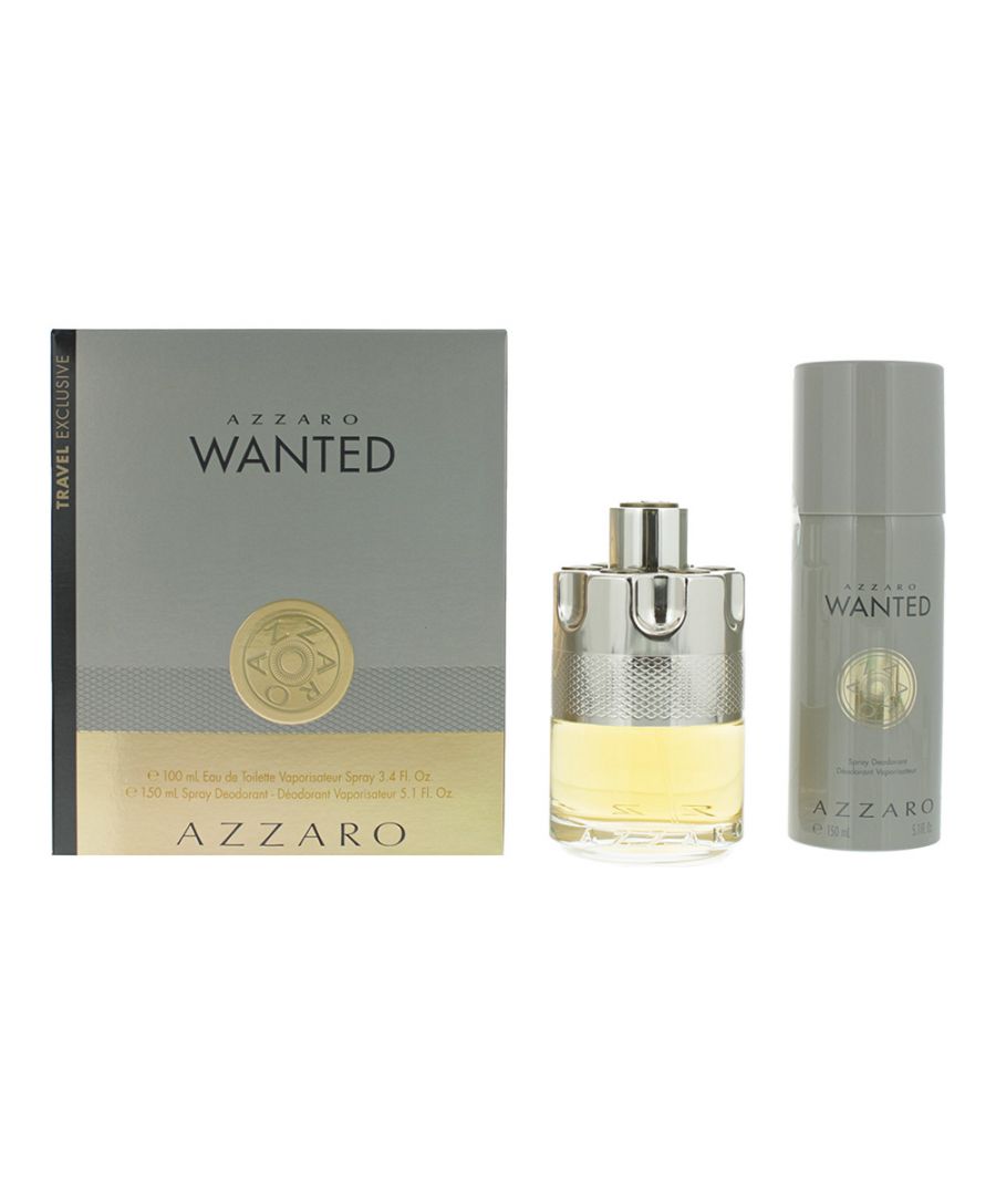 Azzaro Wanted is a woody spicy fragrance for men. Top notes lemon ginger lavender mint. Middle notes Guatemalan cardamom juniper apple geranium. Base notes Haitian vetiver tonka bean amberwood. Wanted was launched in 2016.