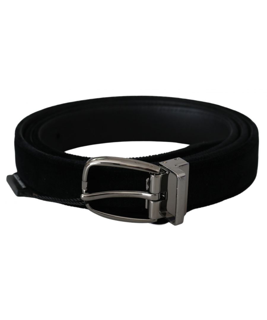 DOLCE & GABBANAGorgeous brand new with tags, 100% Authentic Dolce & Gabbana Belt is crafted from black velvet leather, this belt features a silver metal buckle closure.Material: LeatherColor: Black Velvet Buckle: Silver MetalGender: MenMade in Italy Leather