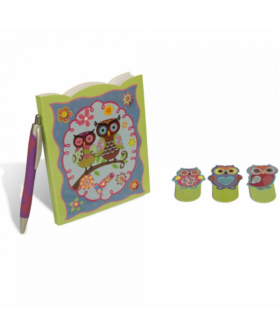 Image for Owl Notebook With Pen & Bookmarks