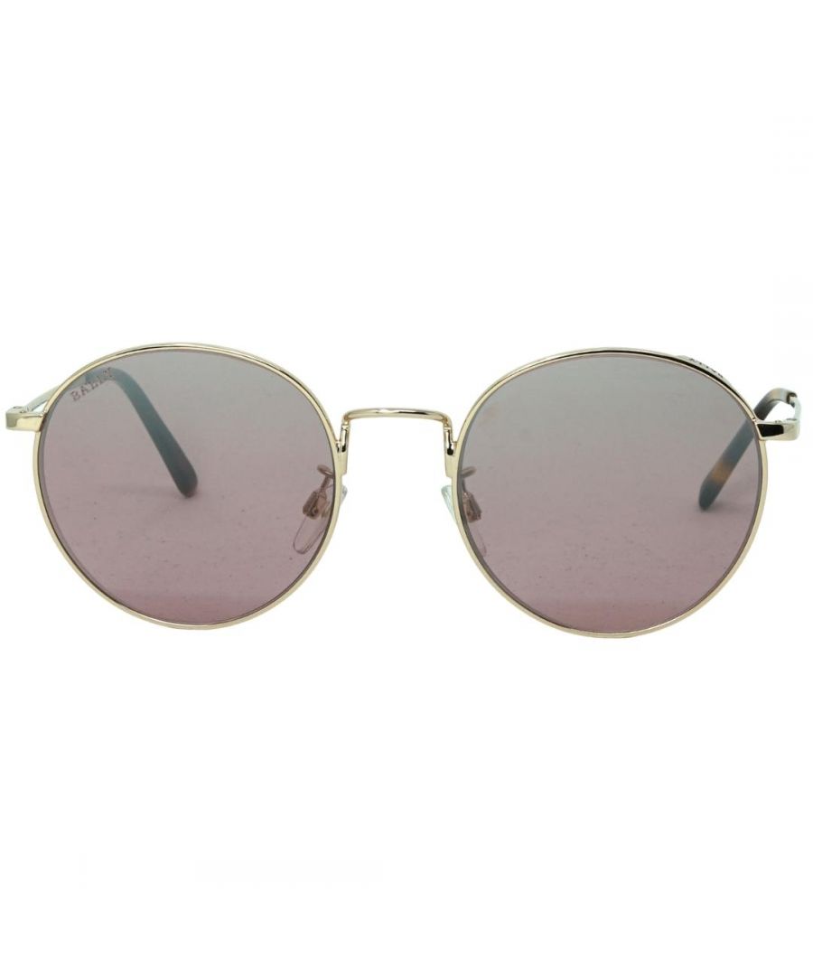 Bally BY0013-H 28Z Rose Gold Sunglasses. Lens Width = 54mm. Nose Bridge Width = 20mm. Arm Length = 145mm. Sunglasses, Sunglasses Case, Cleaning Cloth and Care Instrtions all Included. 100% Protection Against UVA & UVB Sunlight and Conform to British Standard EN 1836:2005