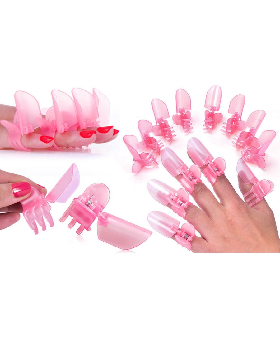 Image for Nail Polish Protection Clipper Protector Plastic Clip Tip  - Pink