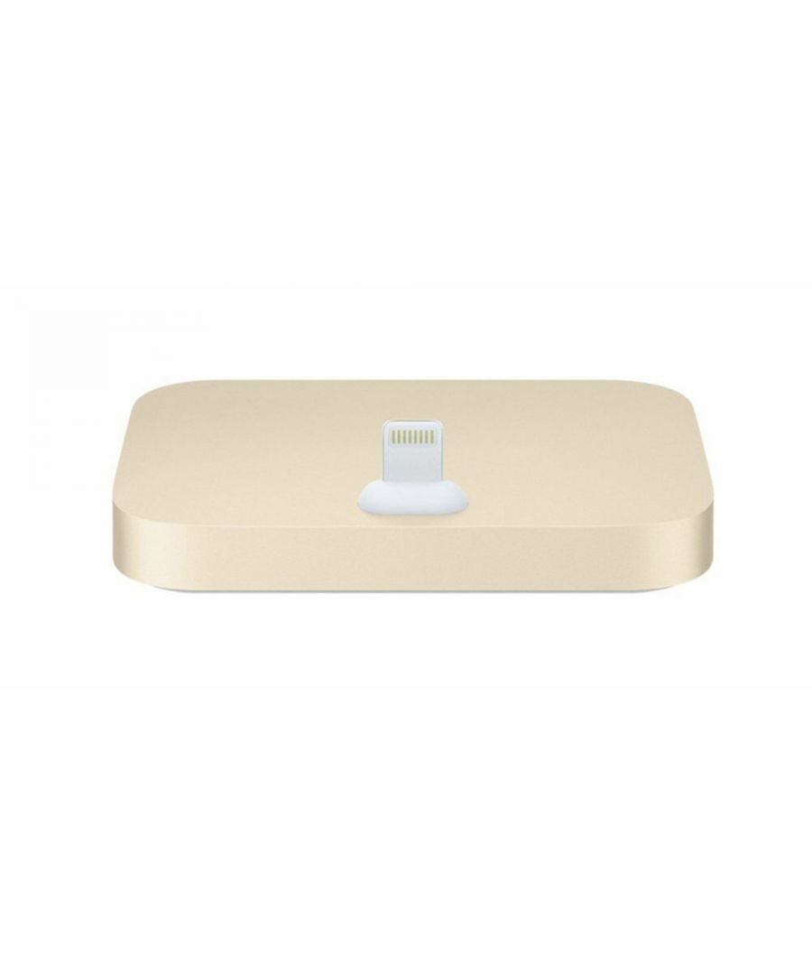 Aquarius Aluminium iPhone Dock. This charging dock can be used to turn your phone into an alarm clock. Just set the alarm and leave the phone docked, and you will not need to pick up your phone whenever you wanted to see the time or stop the alarm when it went off. Also, this is a useful accessory for people who travel a lot, thanks to its portable and compact construction. Watch your favourite movie, browse through your clicks or watch a TV show as your phone gets charged.The charging dock allows you to use your phone as a TV screen as you watch your favourite movie on it. Now synchronize your seamlessly as it stands tall on your workstation.  Charge or sync your phone easily with this premium aluminum desktop charging dock. Charges and synchronizes yours seamlessly with small and portable design, brilliant for those who are always traveling. This dock can be connected to the mains for a faster charge. This quick-charging aluminum docking station is compatible with all 8-pin Lightning devices. Cable NOT included.  Compatible with iPhone 5,5C,5S,6,6S,6 Plus & 6S Plus.