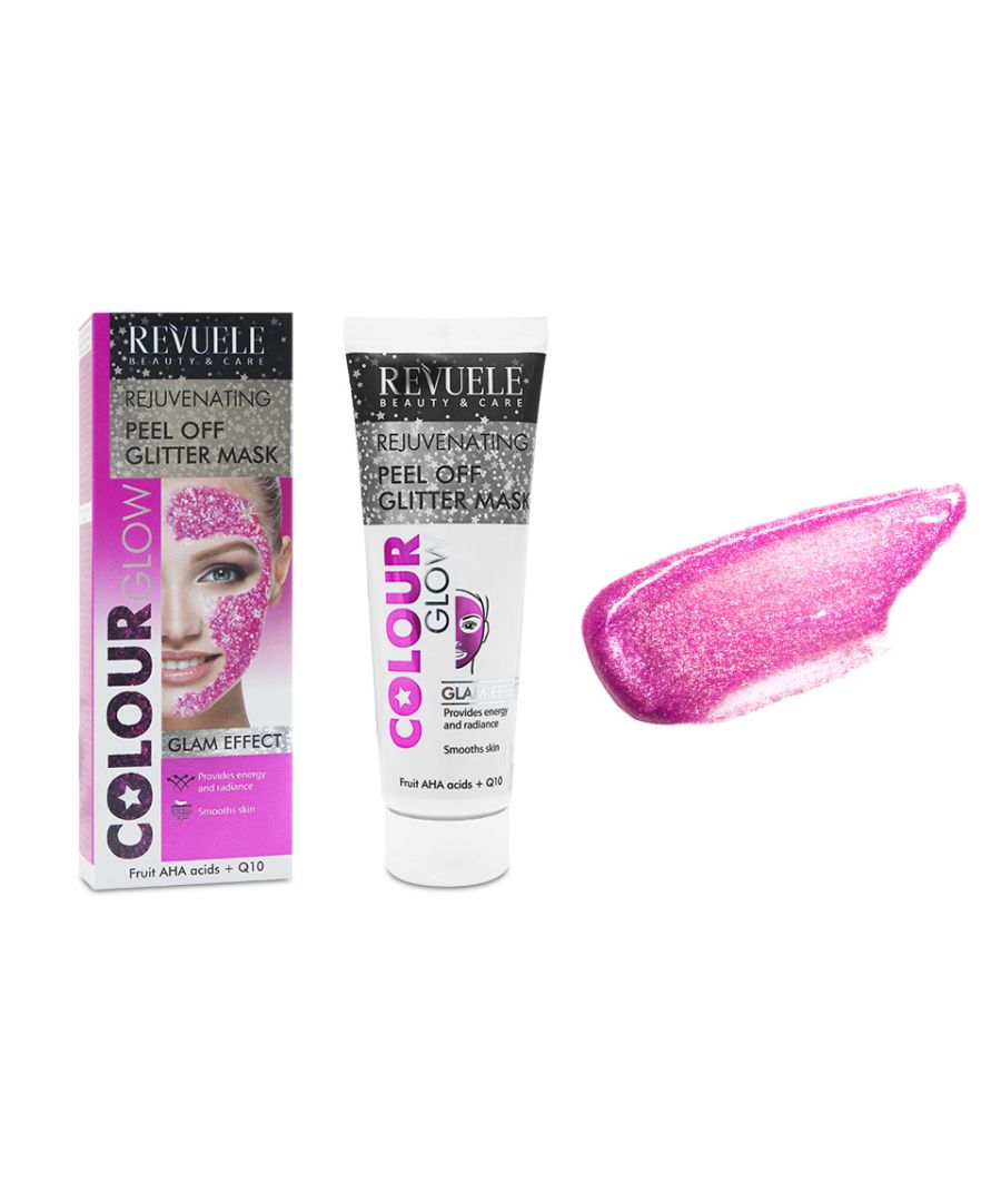 Image for Revuele Regenerating Pink Glitter Peel Off Mask - Pack of 2