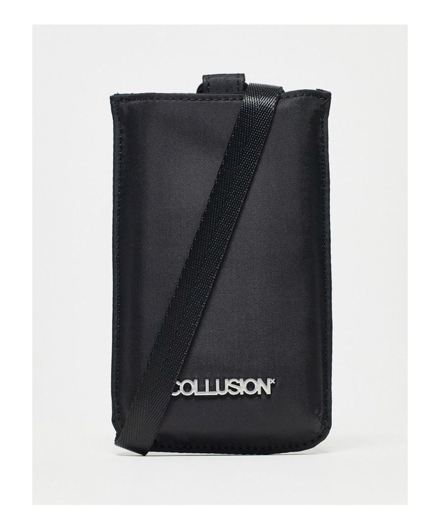 Gadgets by Collusion Exclusive to ASOS Phone holder Designed to keep phone secure Strap detail Logo hardware Unisex style Sold by Asos
