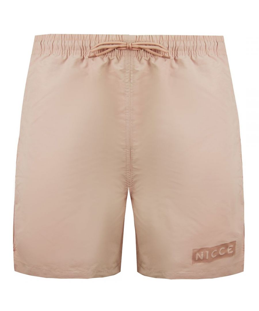 NICCE Crib Mens Light Pink Swim Shorts - Size X-Small