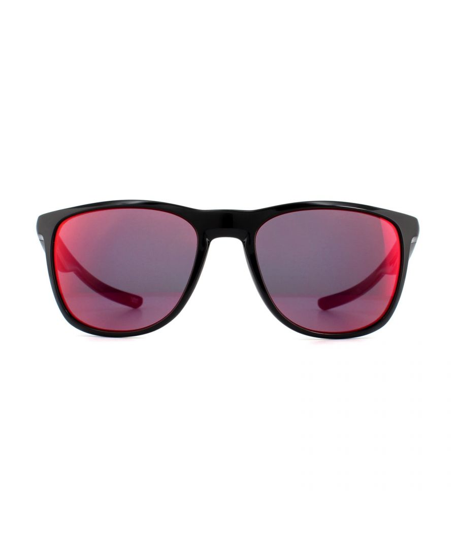Oakley Sunglasses Trillbe X OO9340-02 Polished Black Ruby Iridium are a lightweight model from the Trillbe collection designed for small to medium faces with a softly rounded front, classic vintage keyhole bridge shape and sculptured stems. Oakley's 3-point fit gives a comfortable optically correct fit and the lightweight O Matter frame is strong and durable.