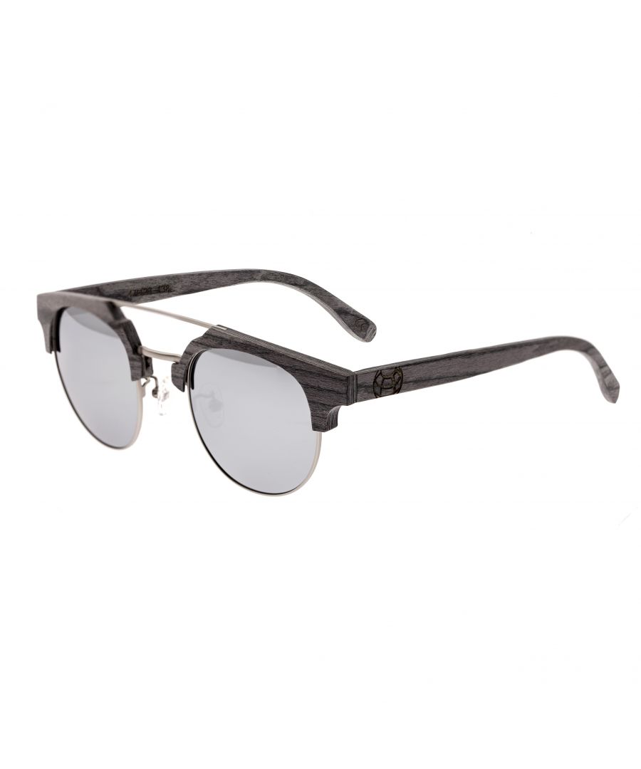 Earth Wood Unisex Kai Polarized Sunglasses - Grey - One Size