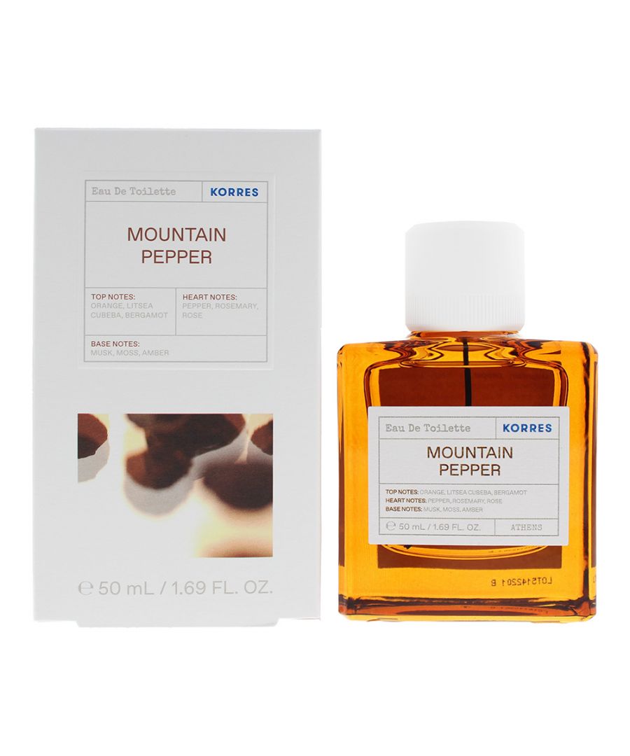 Korres Unisex Mountain Pepper Eau De Toilette 50ml - Orange - One Size