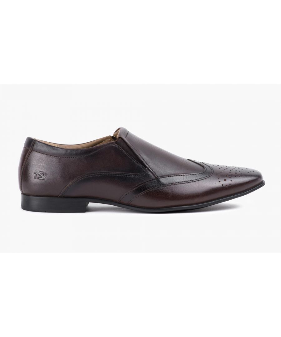Image for Redfoot Mens Brown Slip On Shoe