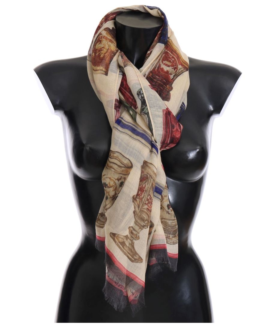 Dolce & ; Gabbana Superbe écharpe enveloppante neuve, 100% authentique Dolce & ; Gabbana. Sexe : Femmes Couleur : Beige avec motif Knight cup multicolore Matière : 70% Cachemire, 30% Soie Détails du logo Fabriqué en Italie Taille : 140cm x 190cm Dolce & ; Gabbana Superbe écharpe enveloppante neuve, 100% authentique Dolce & ; Gabbana Sexe : Femmes Couleur : Beige avec motif Knight cup multicolore Matière : 70% Cachemire, 30% Soie Détails du logo Fabriqué en Italie Taille : 140cm x 190cm