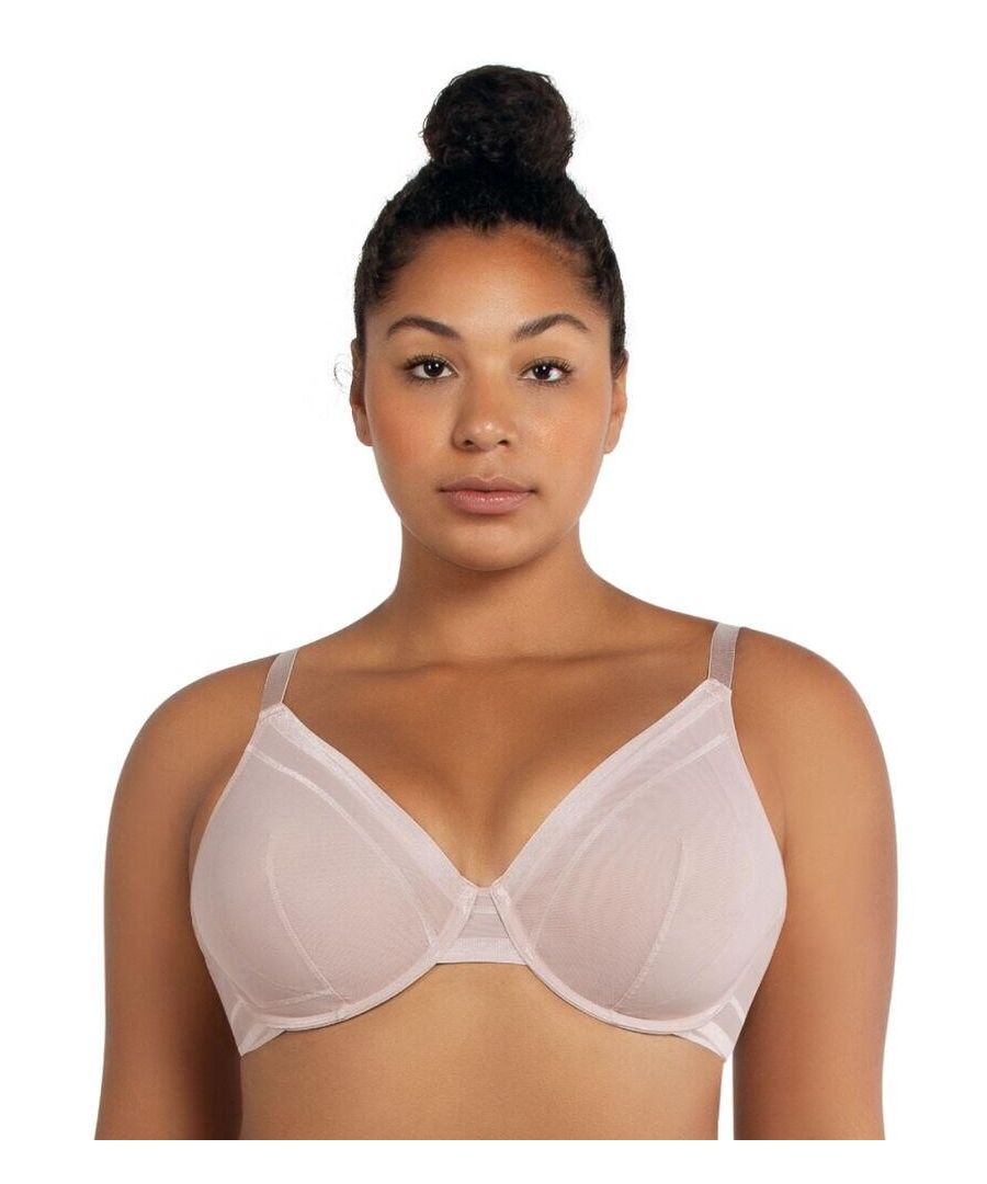 This stunning Parfait plunge bra will feel like a second skin all day long. The semi-sheer, non-padded material will give you that loved natural shape and support. The cups are extra lined and with the underwire so you don't need to worry about losing any support you would have with a padded bra. The modern, sleek look will be the perfect addition to your lingerie drawer.\n\nPlunge fit for a low neckline and enhancing cleavage\nPart of Maya range\nMatching coordinates\nAdjustable straps\nHook and eye fastening\nSemi-sheer\nNon-padded\nUnderwired\nComposition: 59% Nylon | 41% Spandex\nListed in UK sizes