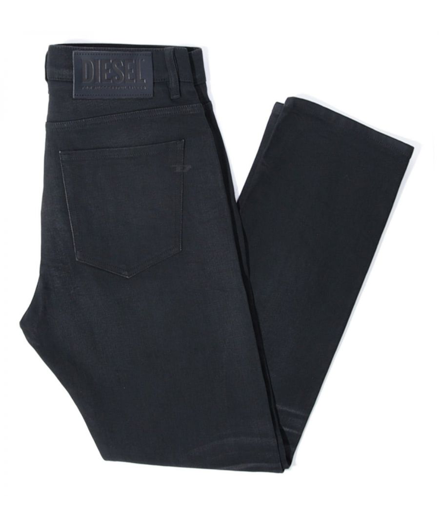 Diesel D-Viker jeans met rechte pijpen voor heren, zwart