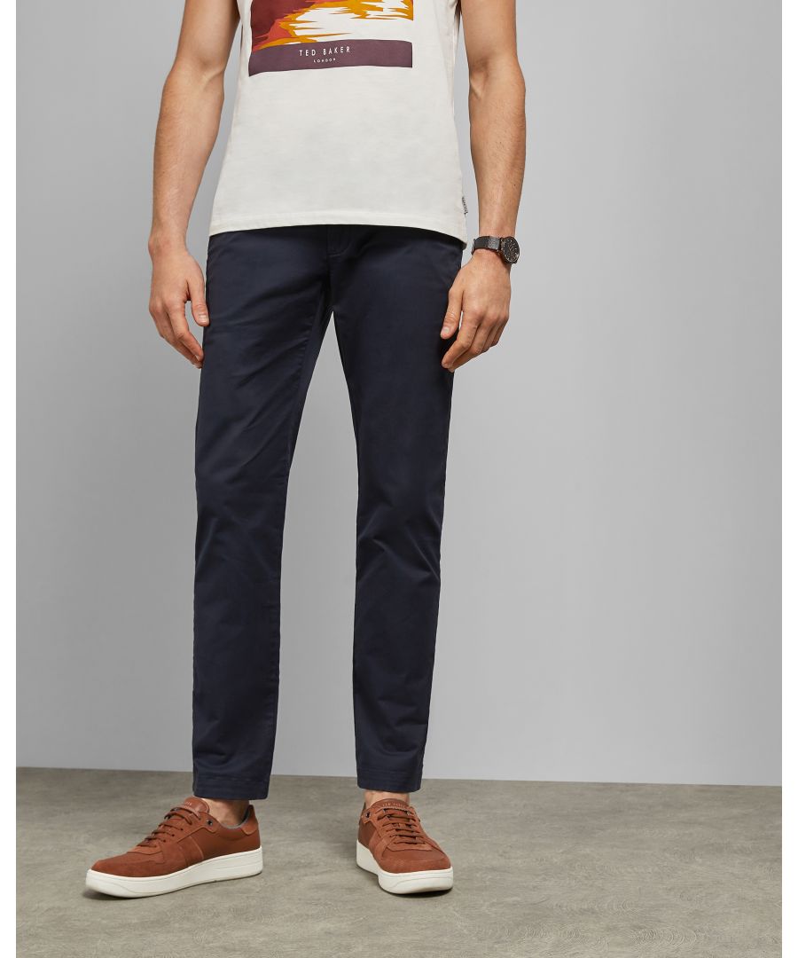Image for Ted Baker Seenchi Slim Fit Plain Chino, Navy