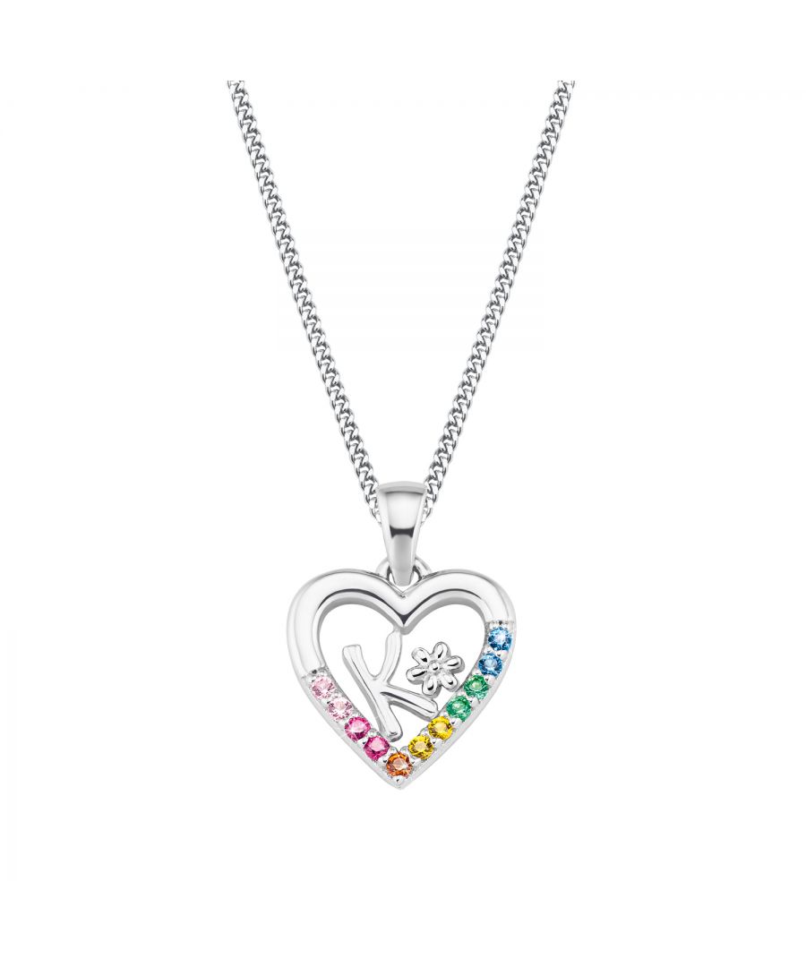 Give the little girl of your heart an extra personal gift with this sweet name necklace made of genuine 925 silver. The necklace is highly individual just for your sweetheart! Princess Lillifee combines high-quality material with colourful sparkling zirconia stones in rainbow look. The heart that frames the entire creation also exudes love. Thanks to an extension chain, the length of this tarnish-protected item of jewellery can be adjusted from 35 to 38 cm so that it grows with your child.