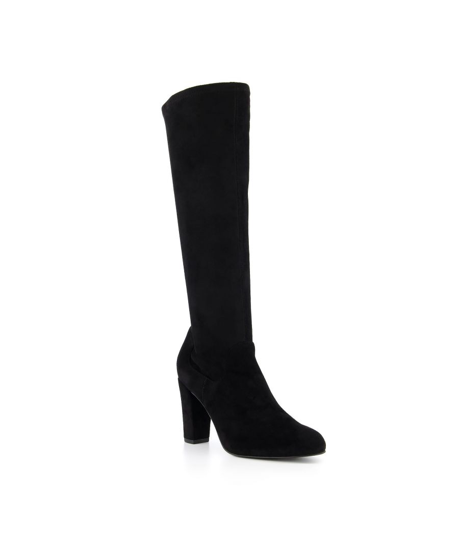Ladies Black High Boots Knee High Boots.