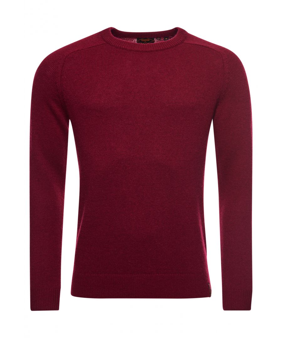 There's a touch of class brought to your outfit when you add in the Harlo crew neck jumper. Crafted from a fabric that's rich in lambswool, the soft touch of this jumper coupled with the classic style and minimal branding will keep you feeling and looking at your best.Relaxed fit – the classic Superdry fit. Not too slim, not too loose, just right. Go for your normal sizeCrew necklineLambswool rich fabricRibbed cuffs and hemHem logo tab