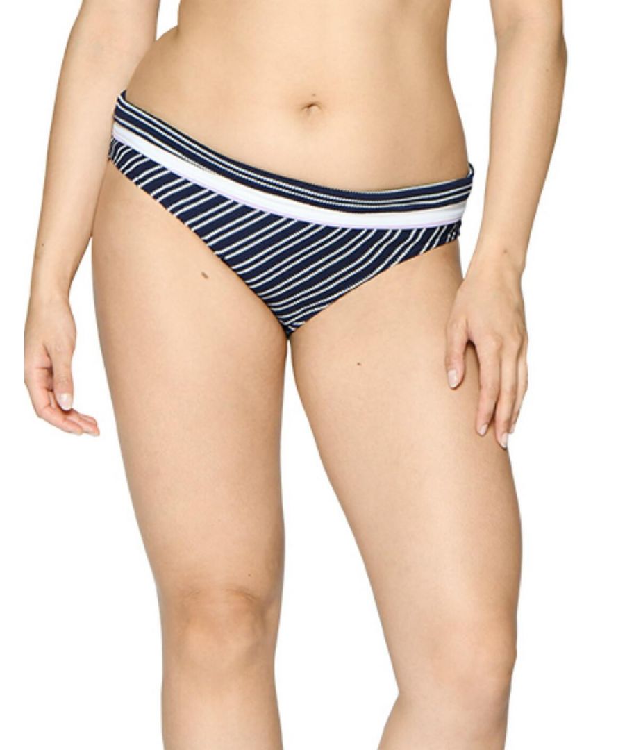 Curvy Kate Womens CS003503 Sailor Girl Fold Bikini Brief - Blue - Size 12 UK