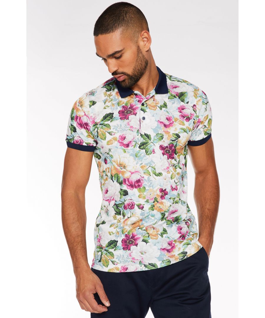 Image for Multicoloured Floral Printed Polo