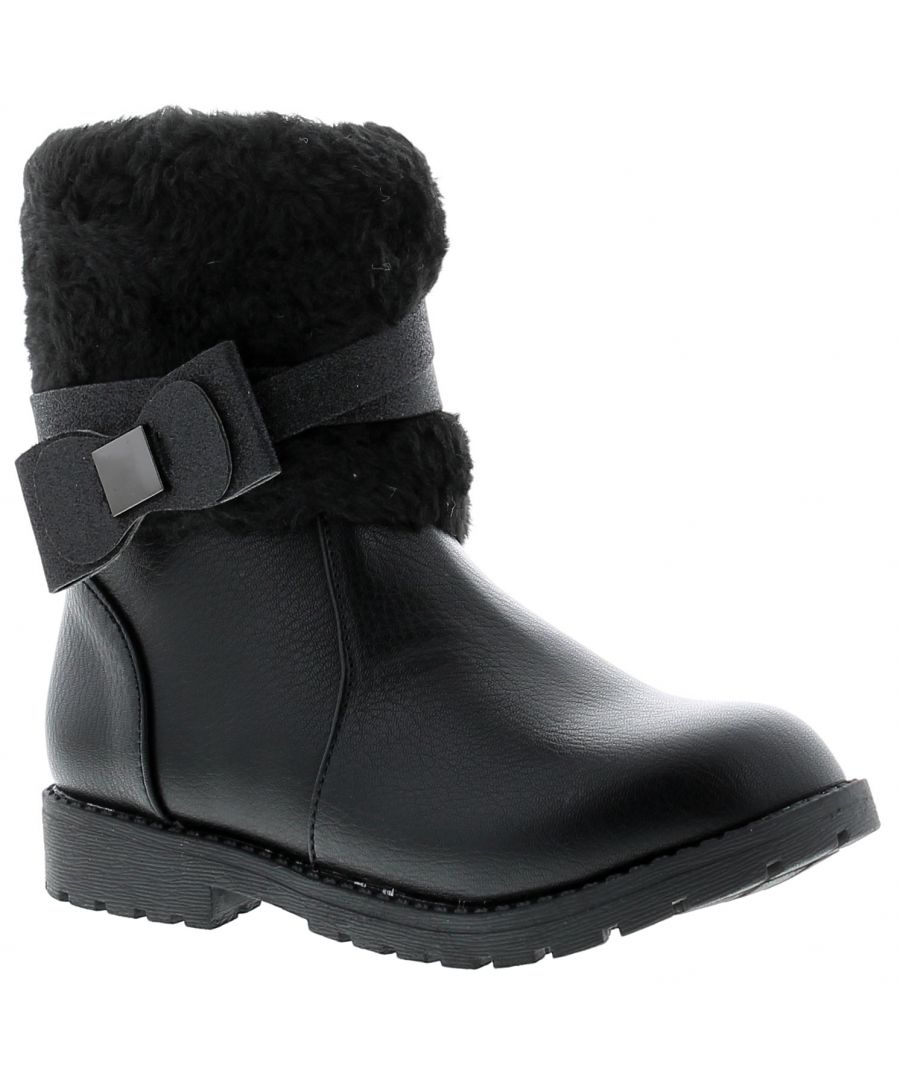 Image for Princess Stardust emily Younger Girls Ankle Boots black 6 - 12