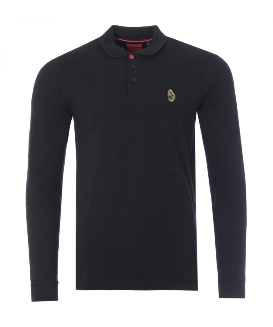 Image for Luke 1977 Williams Long Sleeve Polo Shirt - Black