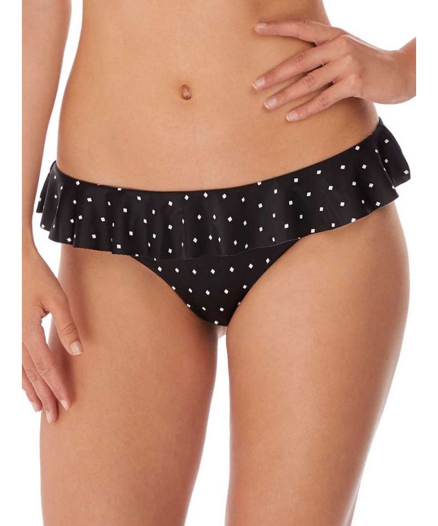 Freya Womens Jewel Cove Italini Bikini Brief - Black - Size Large