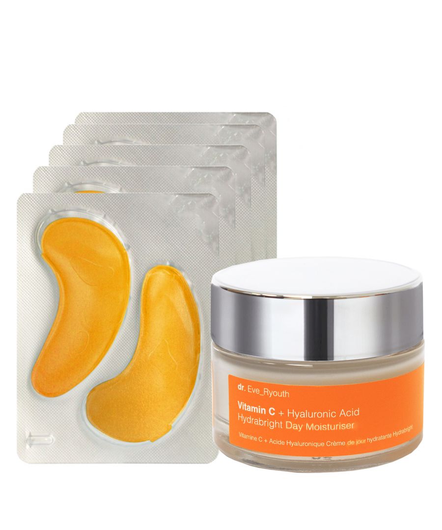 Vitamin C + Hyaluronic Acid Hydrabright Day Moisturiser 50ml\n\nFormulated for:\nUneven skin tone\nSun & age spots\nDehydrated skin\n\nHydrabright day moisturiser contains one of the best forms of vitamin C - L-ascorbic acid, this combined with hydration boosti