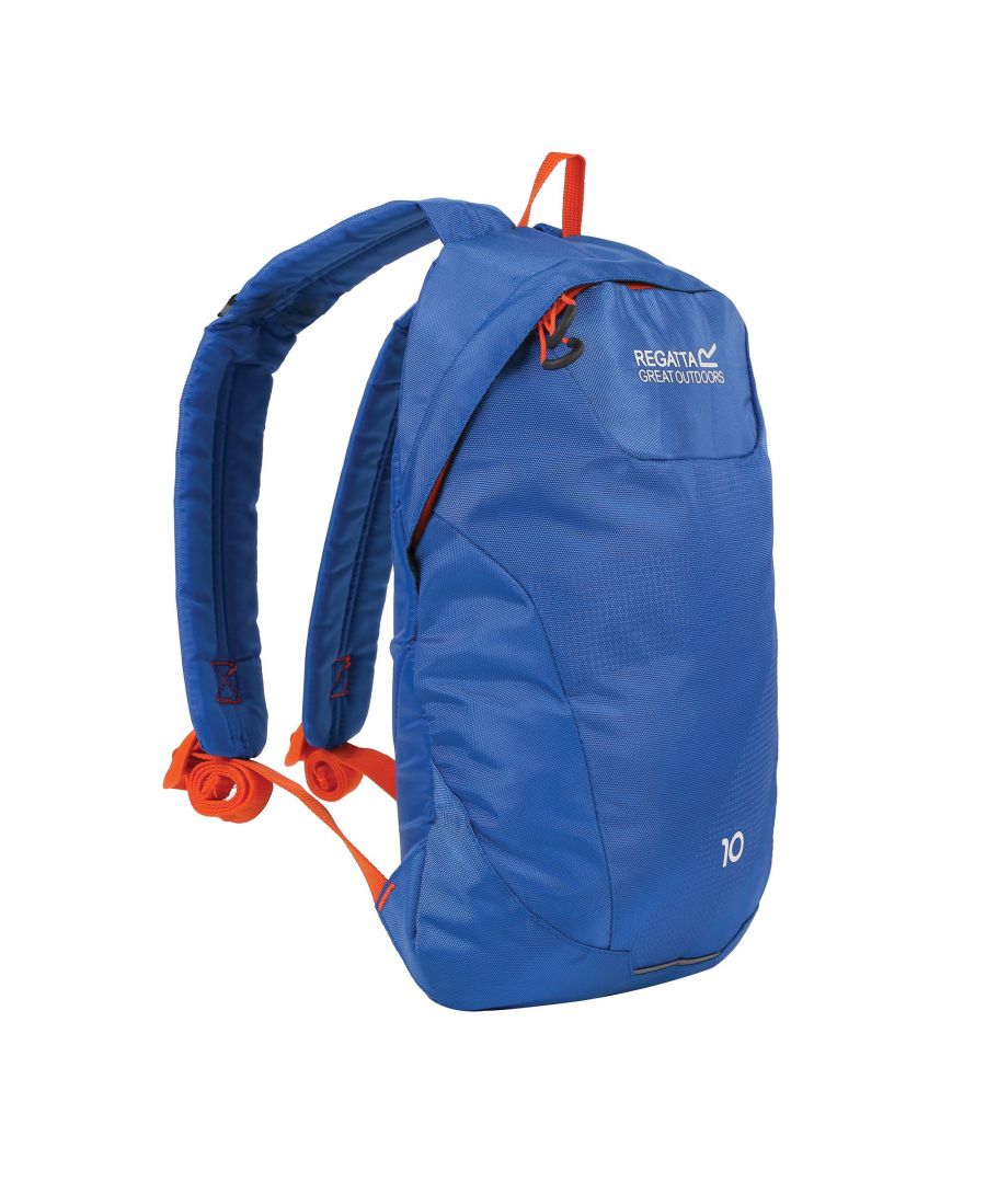 Regatta Unisex Adults Marler 10 Litre Hardwearing Reflective Padded Backpack Bag (Oxford Blue/Orange Blaze) - One Size