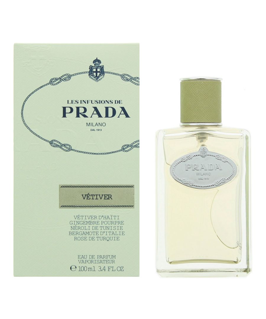 Infusion de Vetiver (2015) by Prada is a woody spicy fragrance for women and men. The fragrance features Haitian vetiver, Sicilian bergamot, ginger, Tunisian neroli, Turkish rose, lime, cardamom, Italian tangerine and tarragon. Infusion de Vetiver (2015) was launched in 2015.
