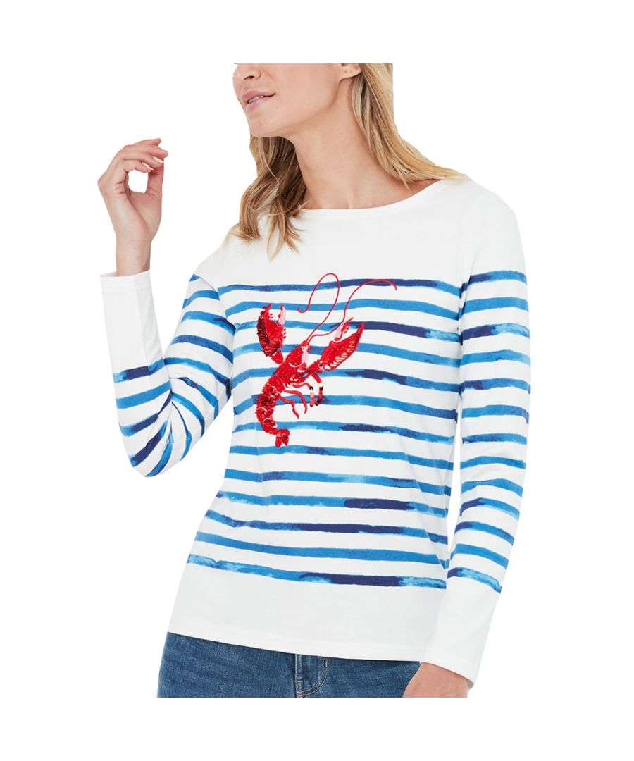 Joules Womens Harbour Embroidered Long 