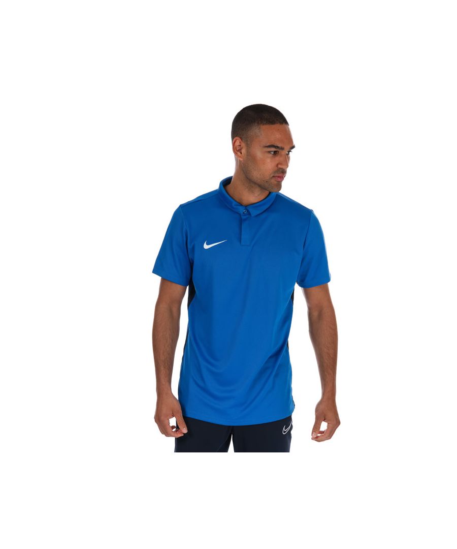Nike Mens Academy 18 Polo Shirt in Blue - Size L