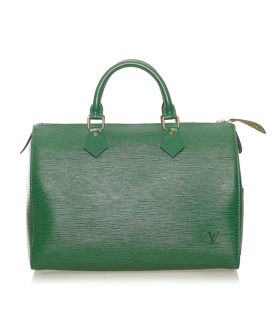 Image for Vintage Louis Vuitton Epi Speedy 30 Green