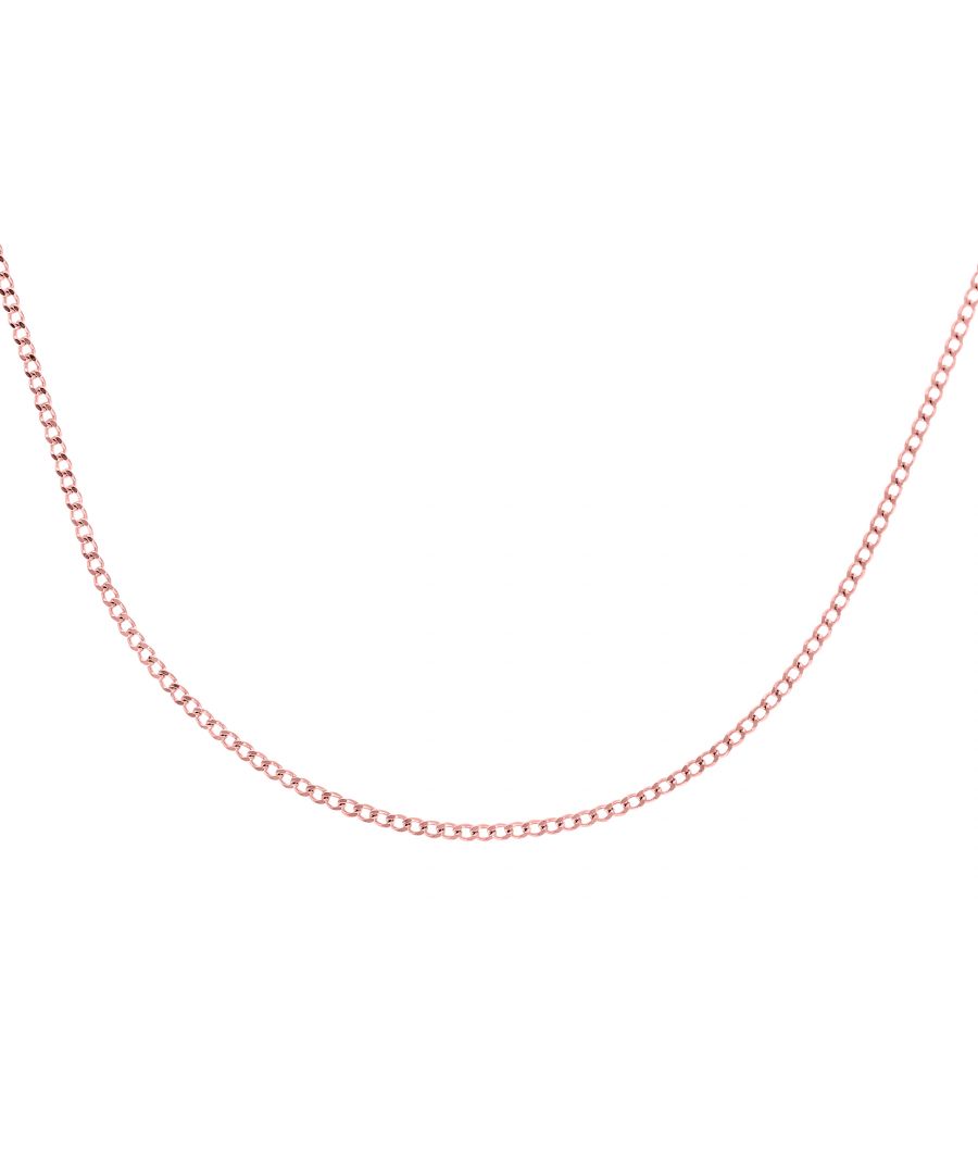 # 9K (375) Rose Gold: 1.4gr; # Dimension: 46cm (ext 41cm) x 0.08cm